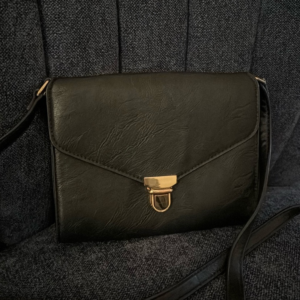 Faux Leather Crossbody Bag / Handbag / Purse